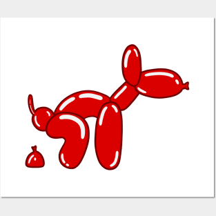 Balloon Dog Poop Posters and Art